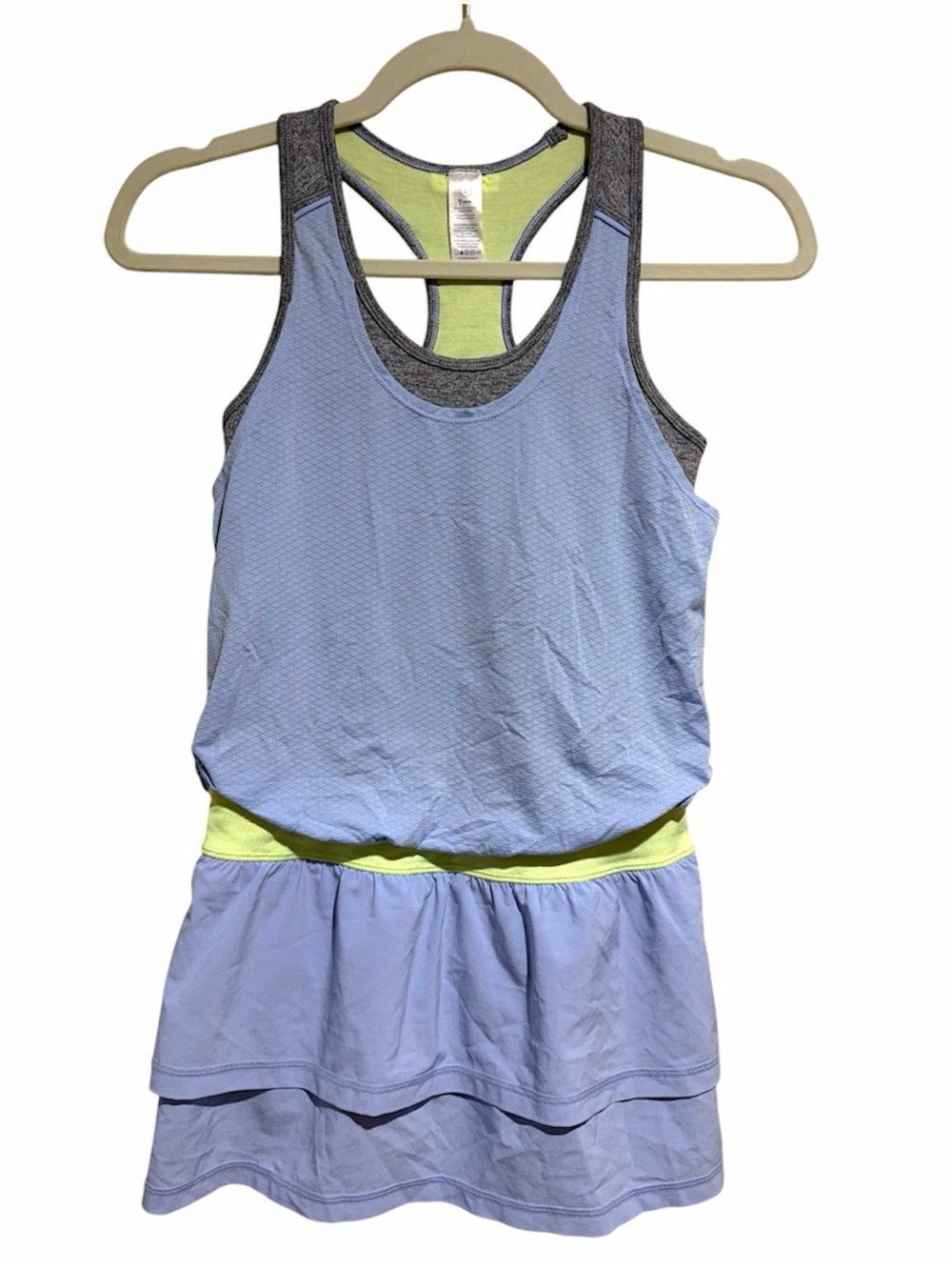 Ivivva by Lululemon Girl's Athletic Active Tennis Dress Layered Purple Size 12